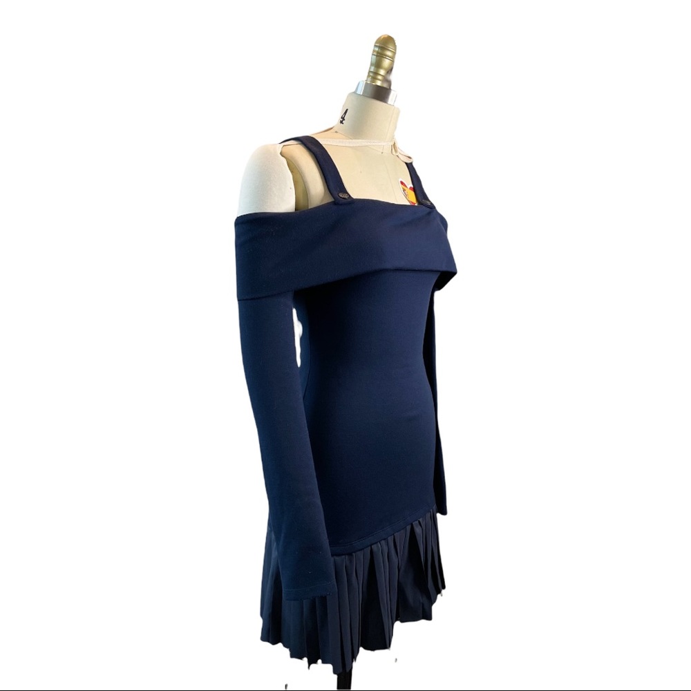 Derek Lam 10 Crosby Off Shoulder Mini Dress